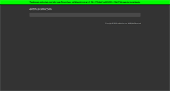Desktop Screenshot of enthusiam.com