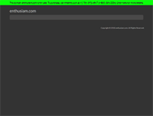 Tablet Screenshot of enthusiam.com